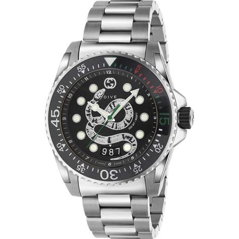 gucci kingsnake watch|gucci dive watch 45mm.